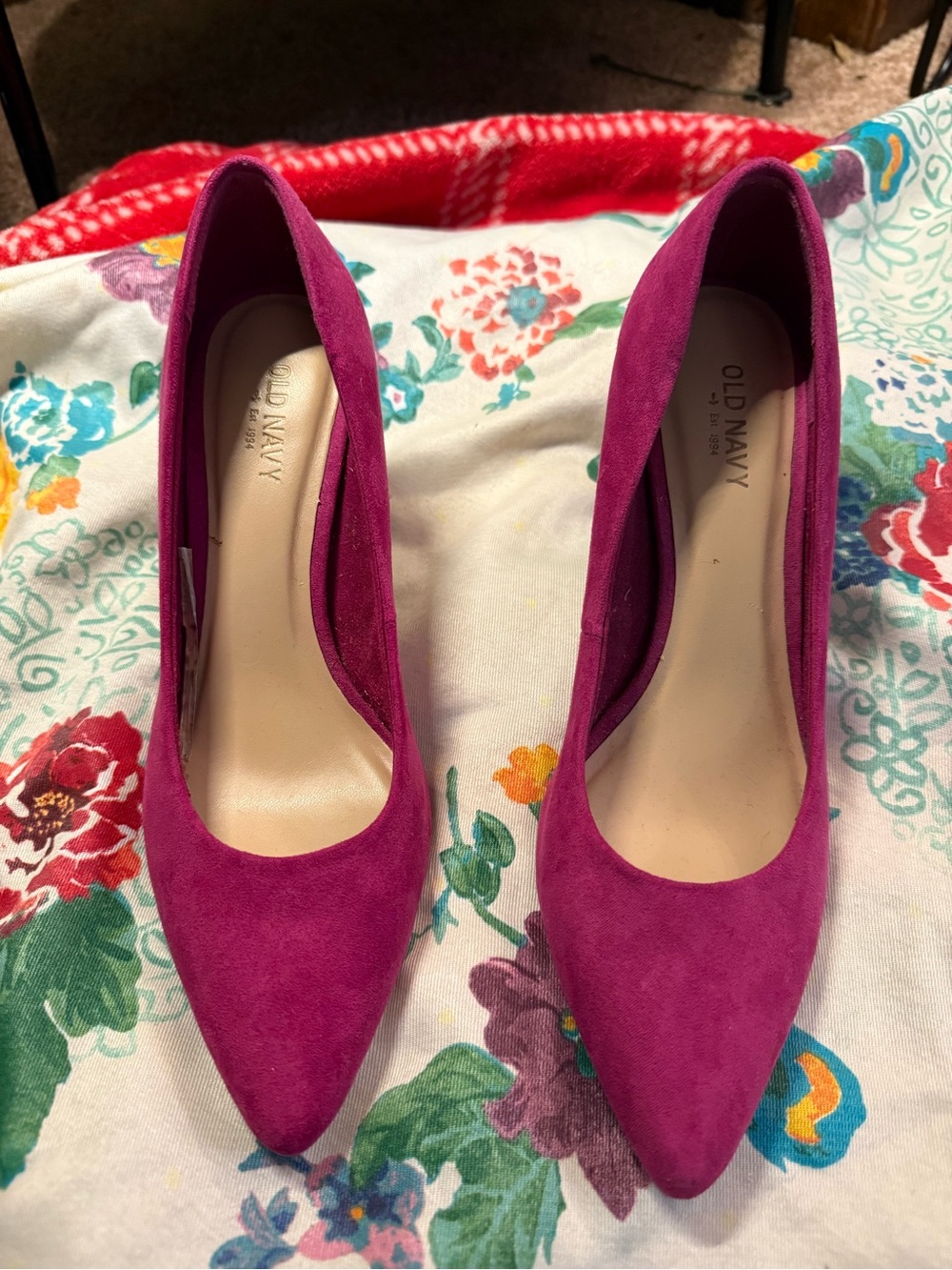 Pink high heels